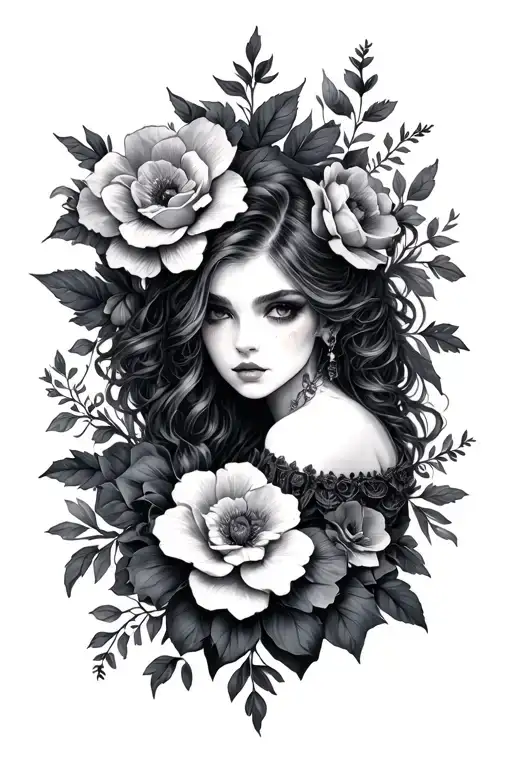 Gothic Feminine Floral
