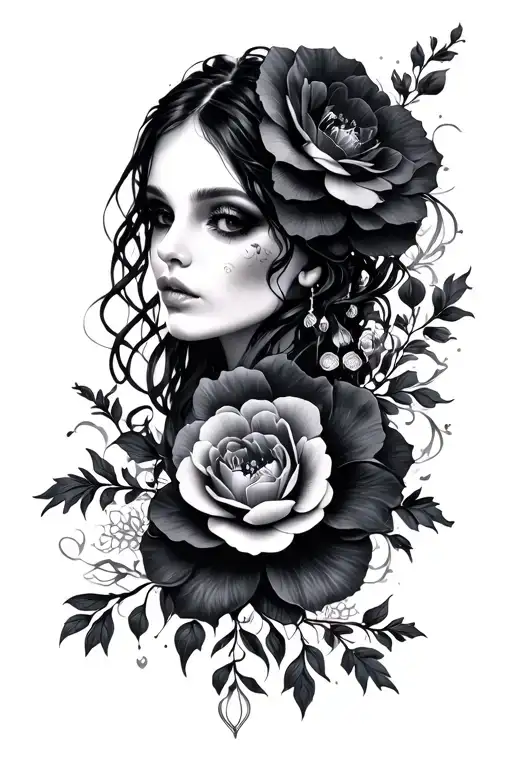 Gothic Feminine Floral