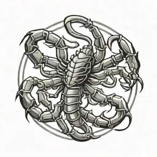 Scorpion Logo Combined