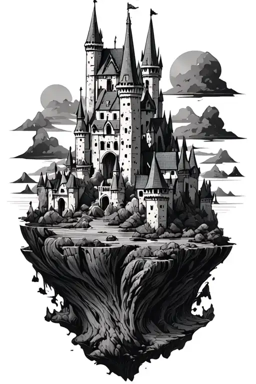 Castle Spires Floating Island