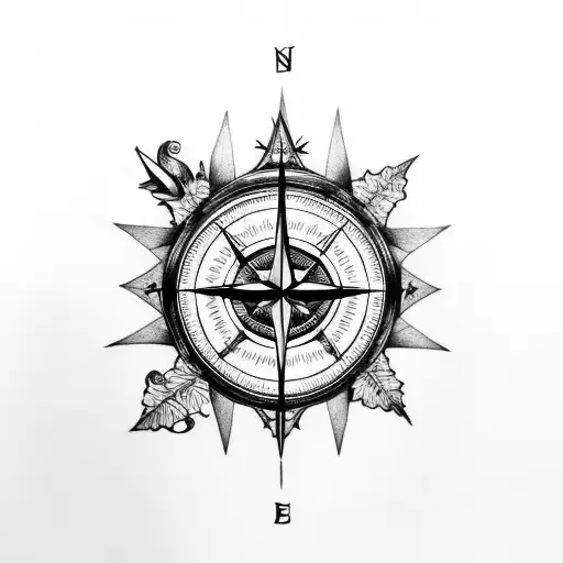 Blue Bird And Compass