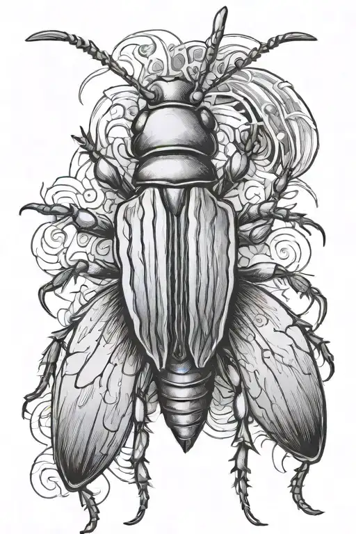 Draw A Sketch For The Fairy Tale Cockroach