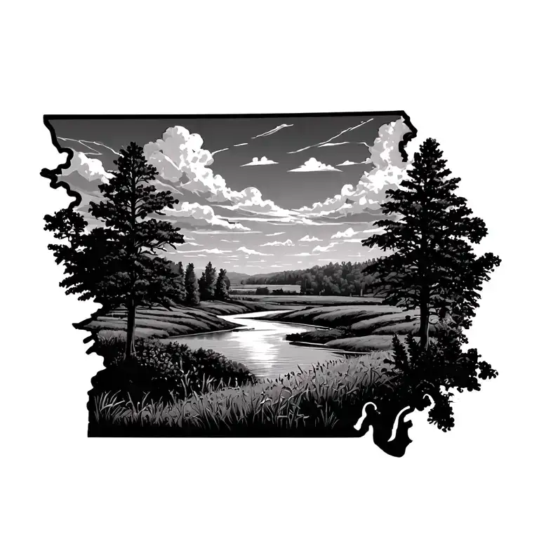 Iowa Landscape Transition