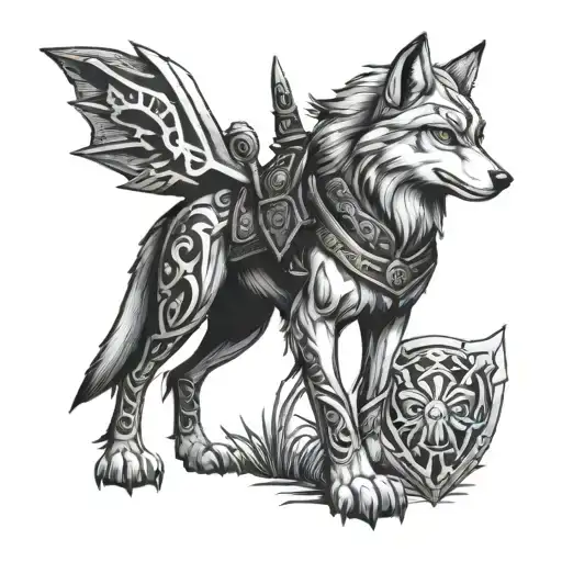 Zelda Twilligth Princess Wolf Link