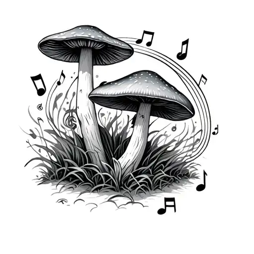 Mushroom Music Notes