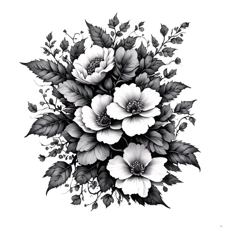 Flowers And Vines Wrapping