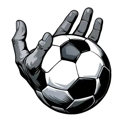 Prayer Hands Soccer Ball