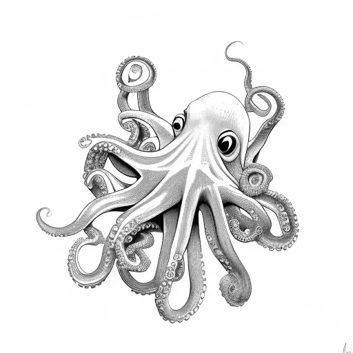 Octopus But With Eyes Instead Of Suction Cups