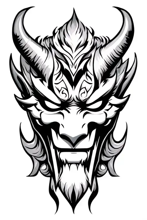 Oni Demon Mask