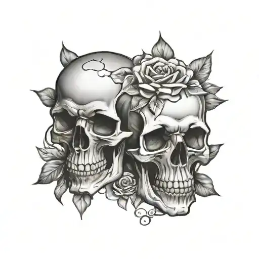 Human Skull Friendship