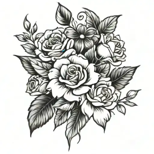 Beautiful Bouquet Of Flowers