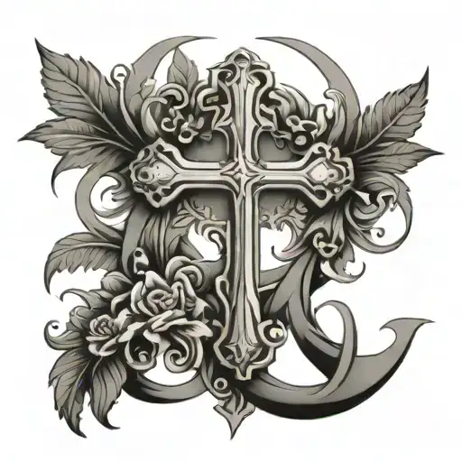 Christian Cross Wreath