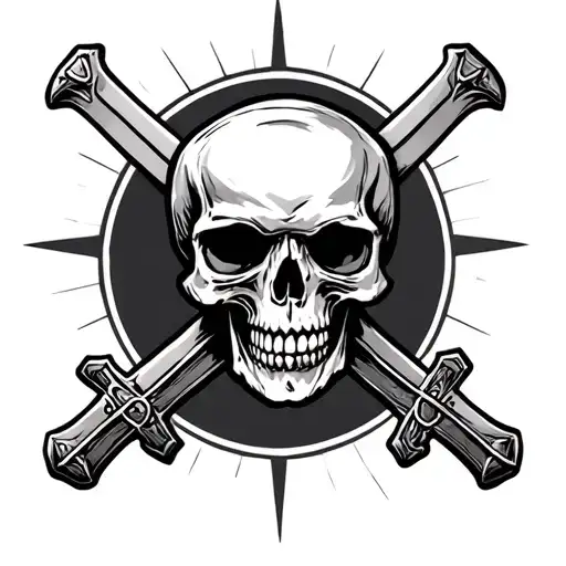 Skull And Cross Swords