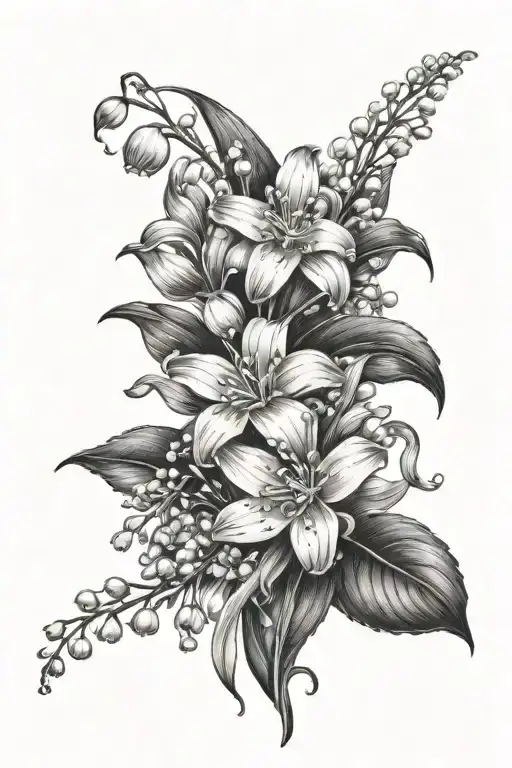 Daisy And Lily Of The Valley Flowers