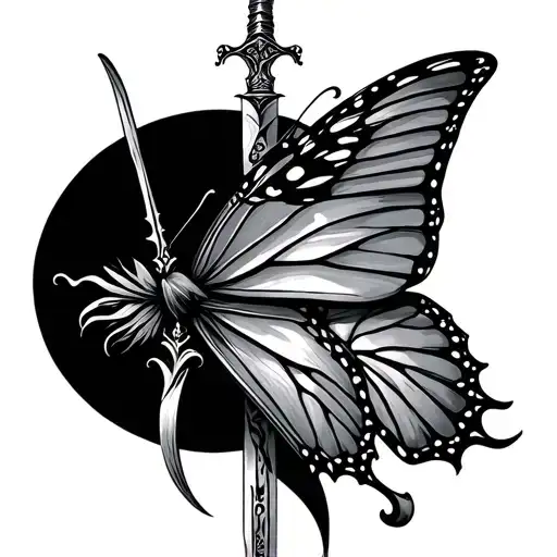 Dagger And Butterfly
