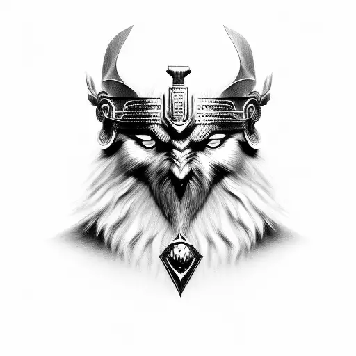 Realism Odin Sat On His Thrown