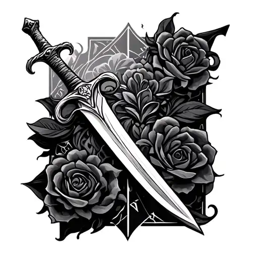 Mea Culpa Sword In The Style Of Graphics