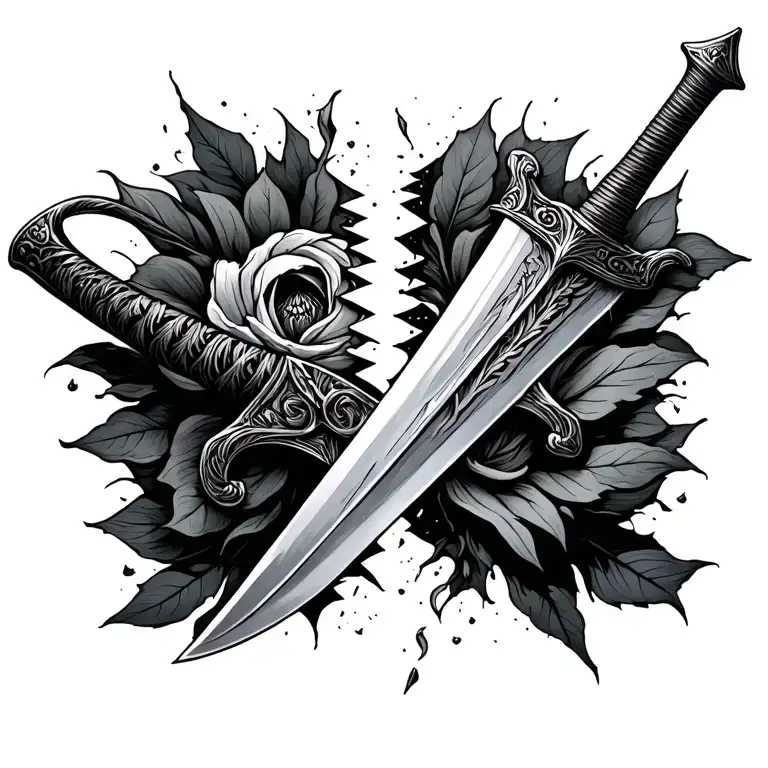 Sword Broken In Half