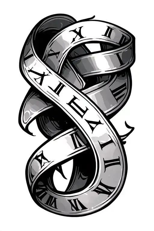 Noah Alexander Juarez Ribbon Roman Numeral Numbers