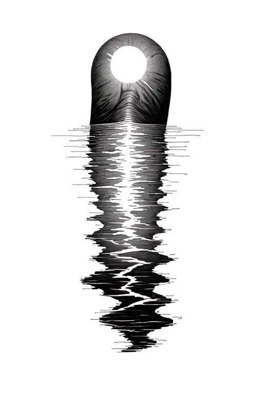 Sunrise Little Finger Tattoo Line