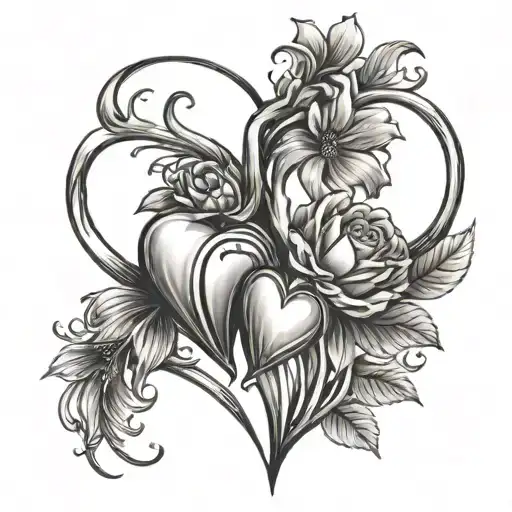 Heart For Mother And Daughter