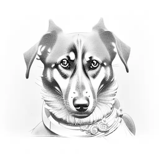 A Statue Of A Dog In The Style Of Italian Architecture From The 16Th-18th Centuries