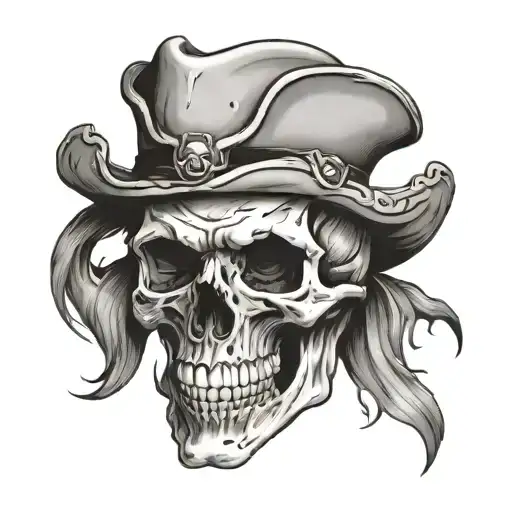 Western Skull Loosing Flesh