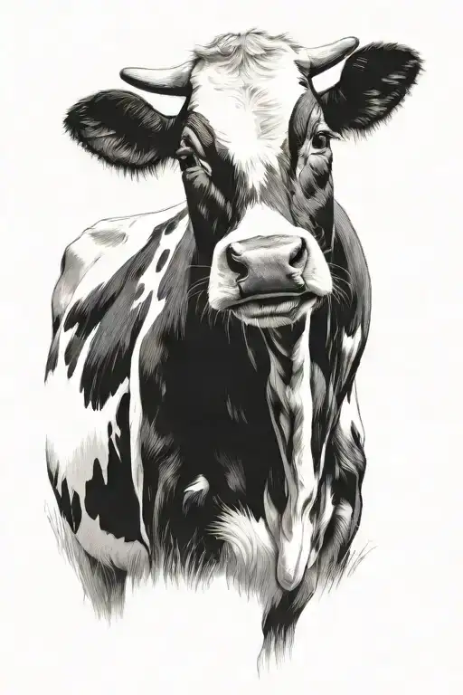 Holstein Cow Grazing