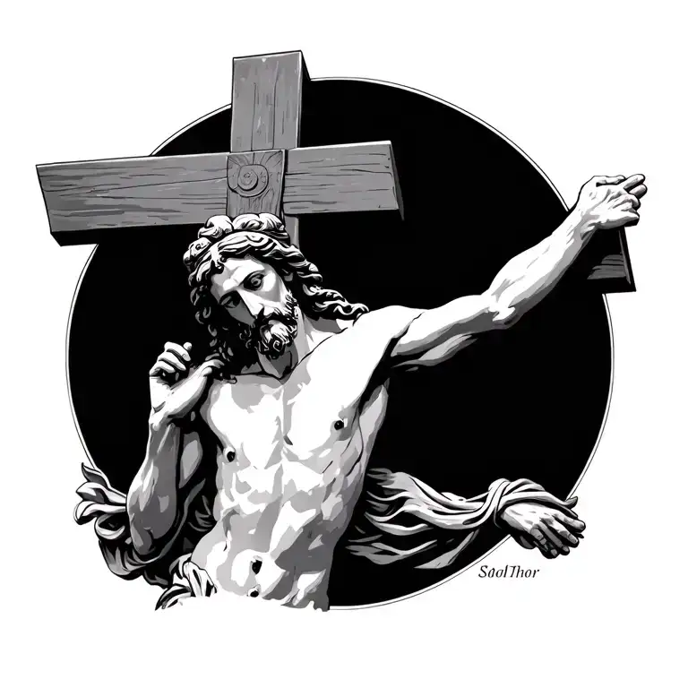 The Lord And Saviour Jesus Christ On The Cross