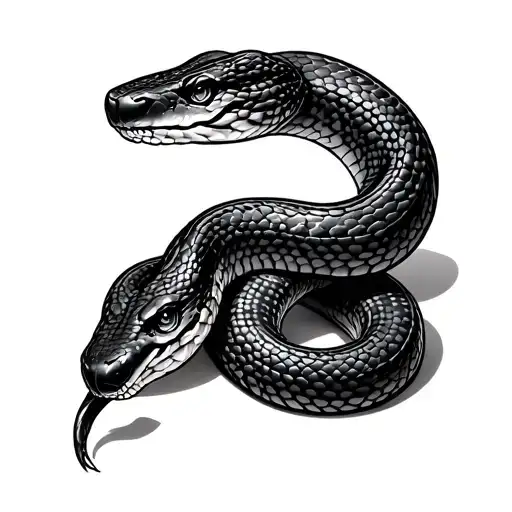 Snake With Leapord Skin