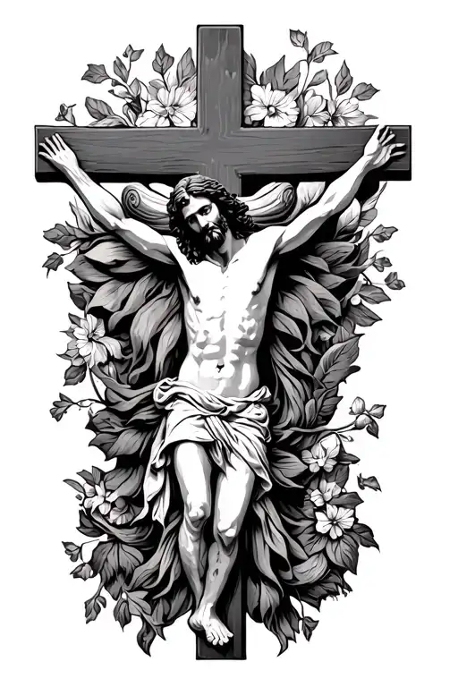 The Lord And Saviour Jesus Christ On The Cross