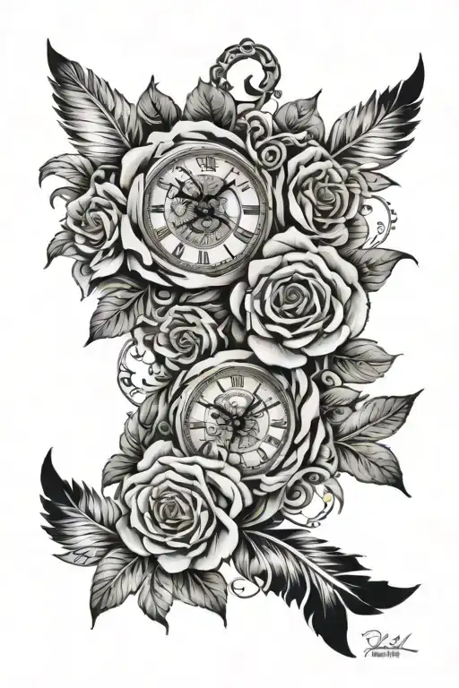 Roses And Feathers And Time And Fish