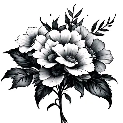 Love Flowers Intertwined