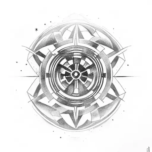 A Star Wars-inspired Tattoo Design With Three Intertwined Elements Symbolizing My Three Sons