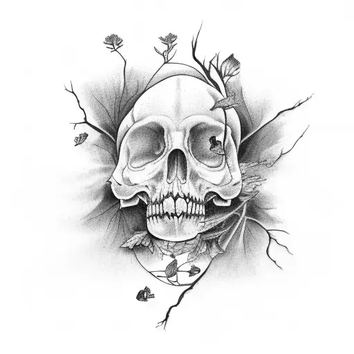 Nature Tattoo To Represent Three Sons