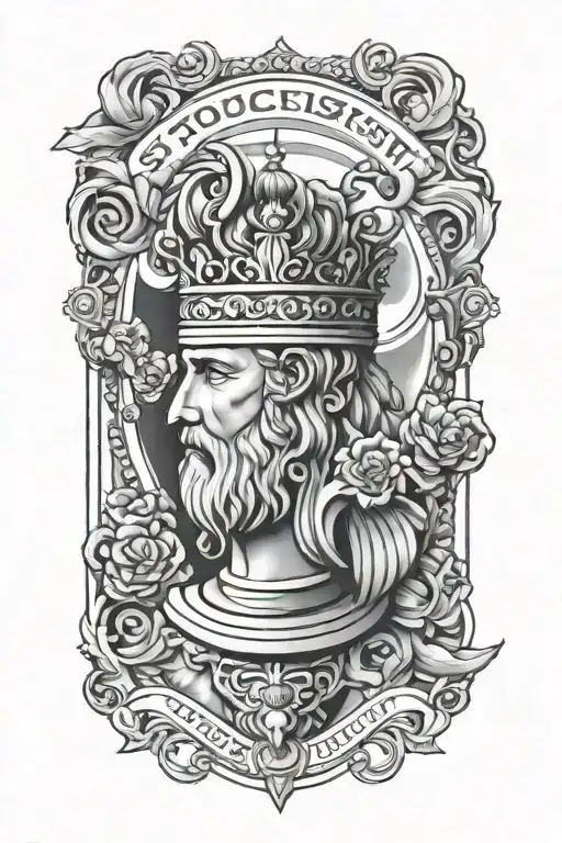 Representation Of Stoicism 4 Virtues Discipline Justice Wisdom