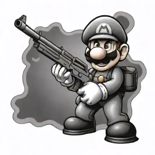 Mario And 47 Rifle
