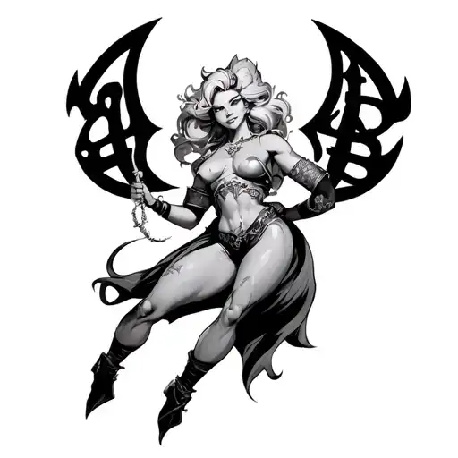 Android 21 Majin Holding A Virgo Sign