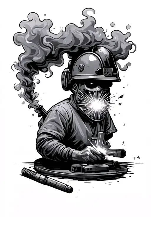 Welding Torch Black Smoke Tools Only