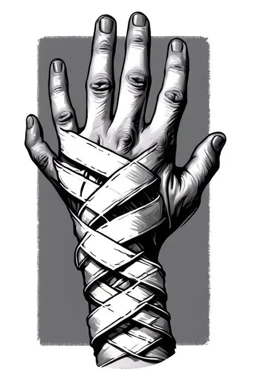 Bandaged Hand