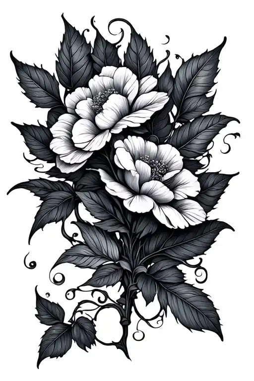 Fine Line Vine Thin Long