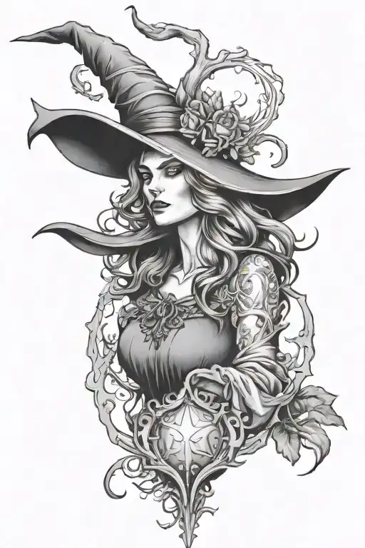 Pretty Realistic Witch Woman