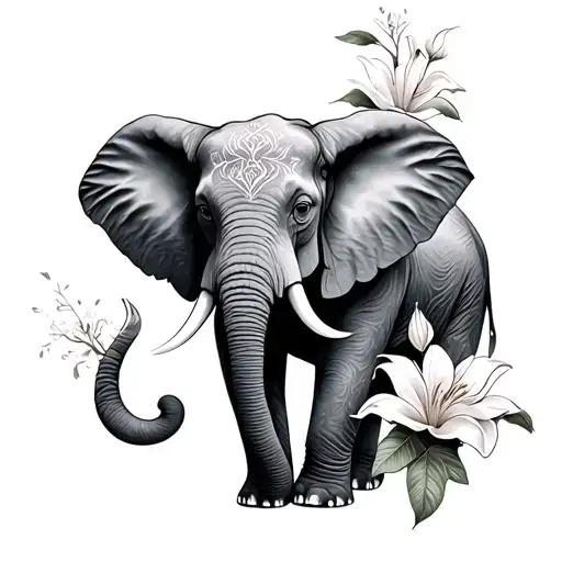 Elephant And Lilly's Wrapped