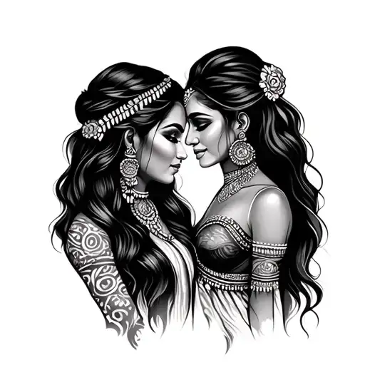 Couple Indian Latina