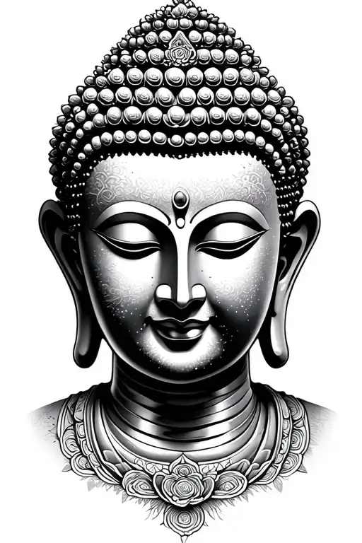 Buddha With Dotwork