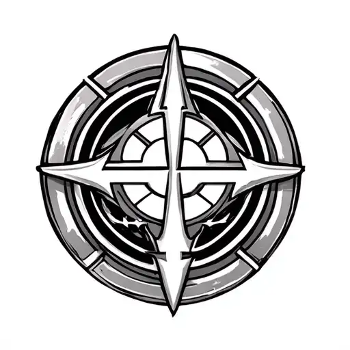 Star Wars Symbol Intertwined With Rebel Alliance Jedi Order Symbol