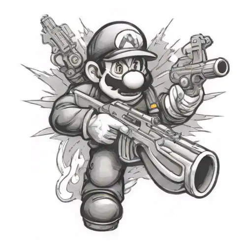 Ak47 Mario
