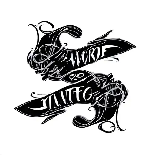 Two Word Ambigram Generator