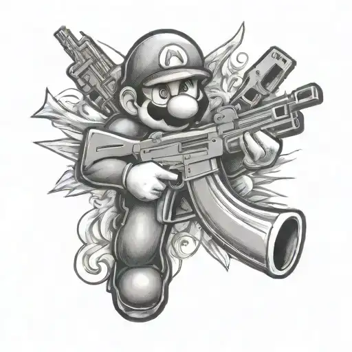 Ak47 Mario