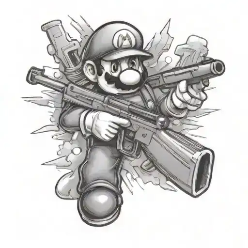 Ak47 Mario